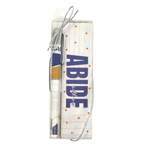 Women's Bookmark & Pen Gift Set - Abide with Me