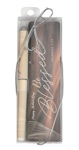 Happy Mother's Day Pen & Bookmark Gift Set - Be Blessed