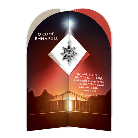 Dimensional Greeting Card - O Come Emmanuel