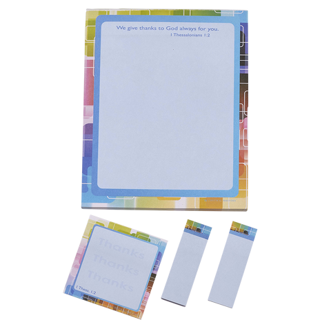 Magnetic Notepad & Sticky Notes Set - Exclamations of Thanks
