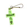 Glow-in-the Dark Cross-Shape Backpack Tag