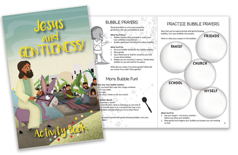 12- Pack Activity Book - Jesus and GENTLENESS!