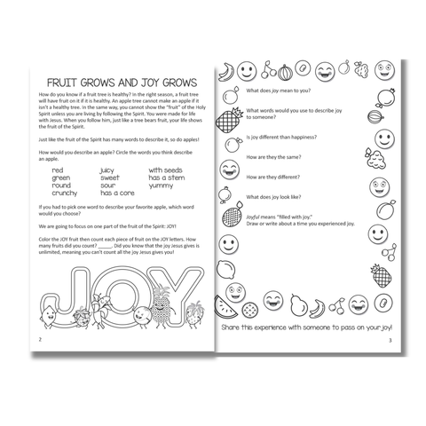 16-Page Activity Booklet - Jesus and JOY!