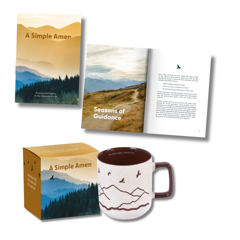 Mug & Book Gift Set - A Simple Amen
