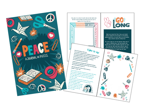 Softcover Journal - Peace: A Journal in Pieces