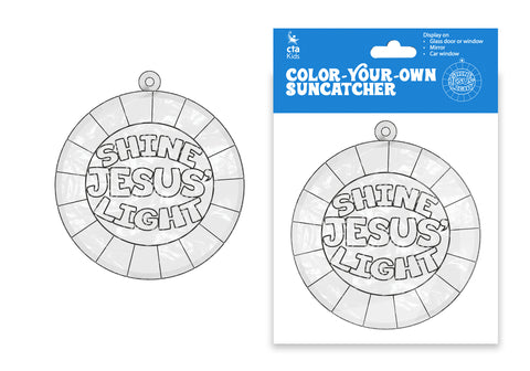 Color Your Own Suncatcher - Pumpkin Prayer
