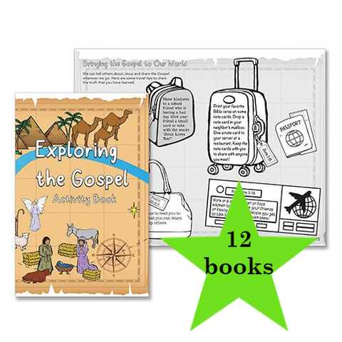 12 Pack Activity Books - Exploring the Gospel