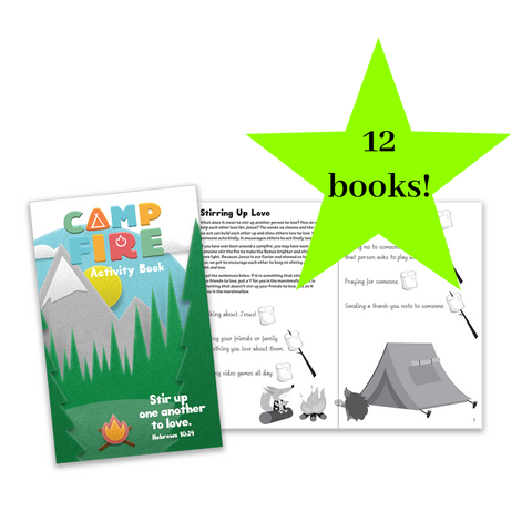 12-Pack Activity Books - Campfire