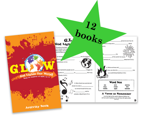12-Pack G.L.O.W. Activity Books