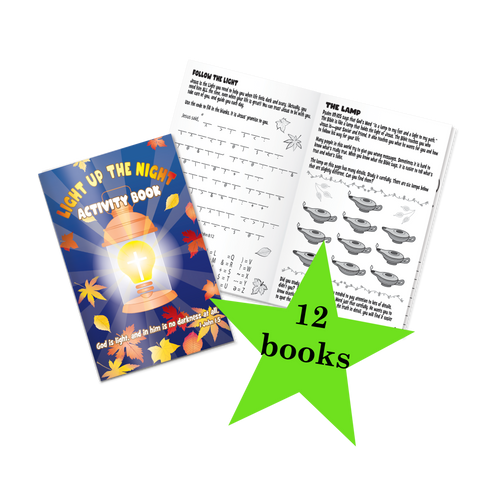 12 Pack Activity Books - Light Up the Night