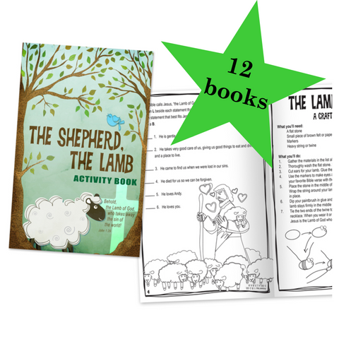 12 Pack Activity Books - The Shepherd, the Lamb