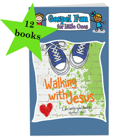 12 Pack Gospel Fun for Little Ones - Walking with Jesus