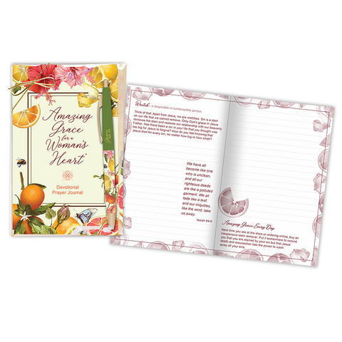 Prayer Journal & Pen Gift Set- Amazing Grace for a Woman's Heart®