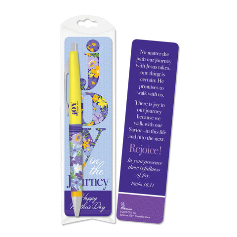 Happy Mother's Day Pen & Bookmark Gift Set - Joy in the Journey
