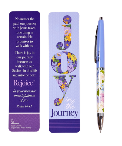 Pen & Bookmark Gift Set - Joy in the Journey
