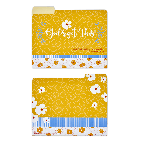 Pack of 6 File Folders - Making A Difference...Inspiring Lives