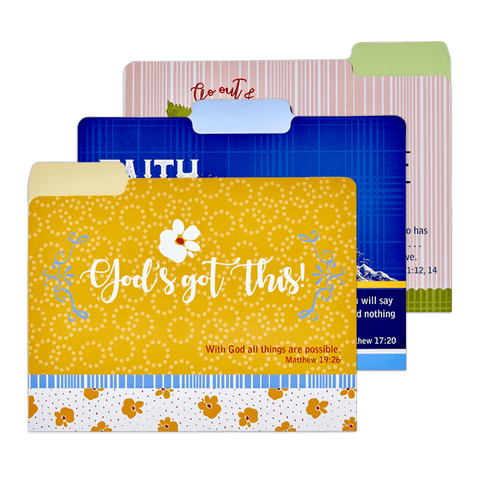 Pack of 6 File Folders - Making A Difference...Inspiring Lives