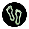 Glow-in-the-Dark Footprints 6 pack - Power Up With Jesus
