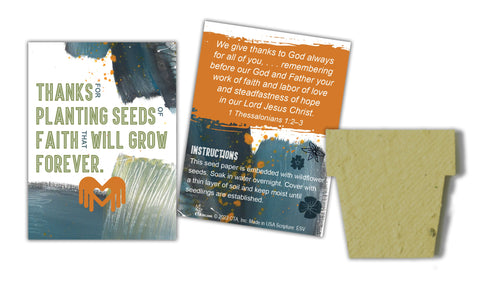 Thank You for Growing Seed Gift Pack - Serving with a Heart like Jesus