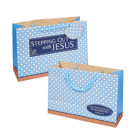 Gift Bag and Tag - Stepping Out with Jesus