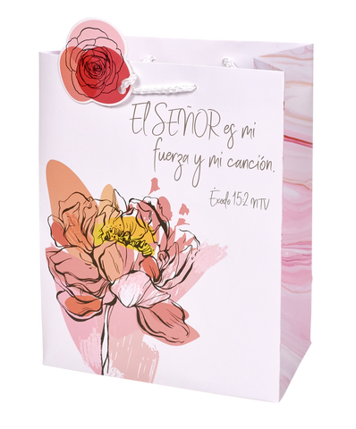 Spanish Gift Bag and Tag - Strong in the Lord