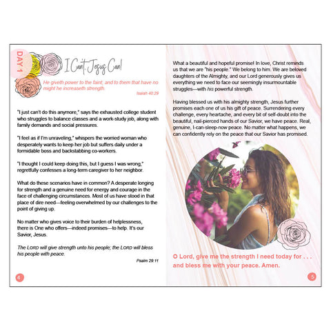 KJV Softcover Devotion Book - Strong in the Lord