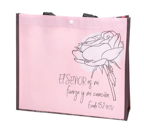 Medium Spanish Tote Bag - Strong in the Lord