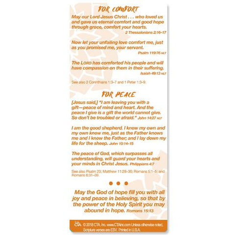 Words of Hope Bible Reference Card