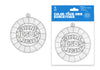 Color Your Own Suncatcher - Pumpkin Prayer